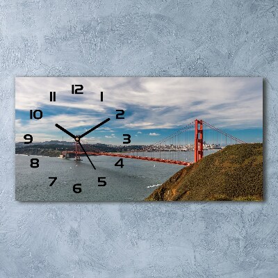 Reloj rectangular Puente de san francisco