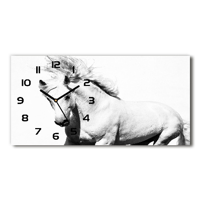 Reloj rectangular Caballo blanco