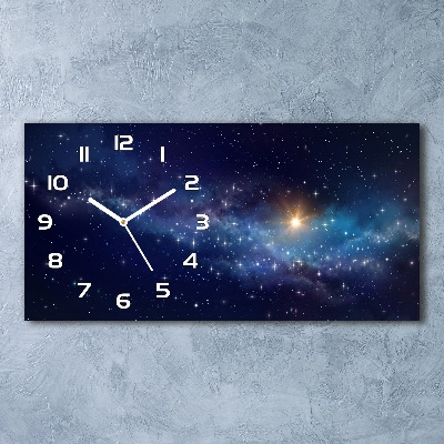 Reloj de cristal horizontal Galaxia