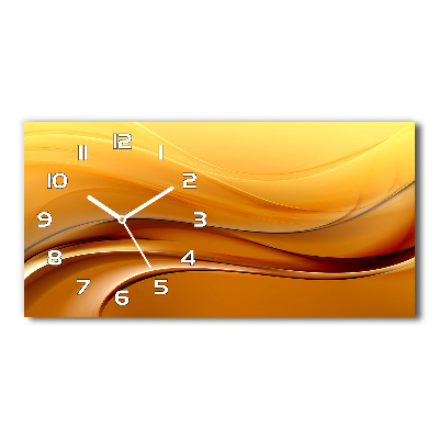 Reloj rectangular Fondo de ondas