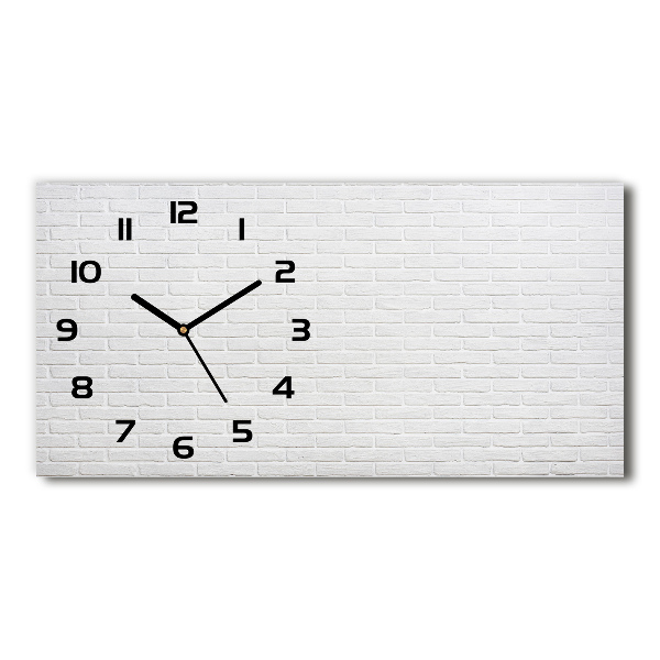 Reloj rectangular Pared de ladrillos
