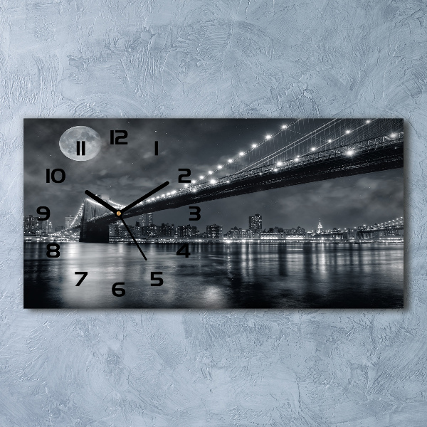 Reloj horizontal Puente de brooklyn