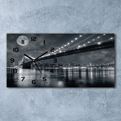 Reloj horizontal Puente de brooklyn