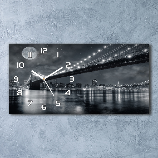 Reloj horizontal Puente de brooklyn