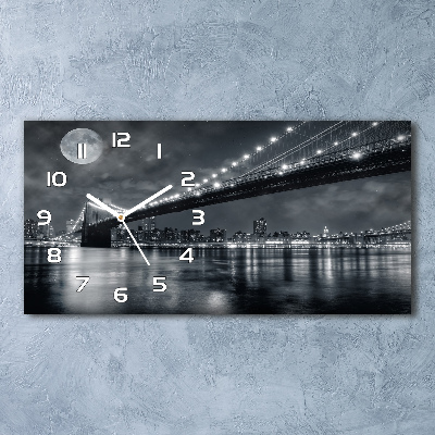 Reloj horizontal Puente de brooklyn