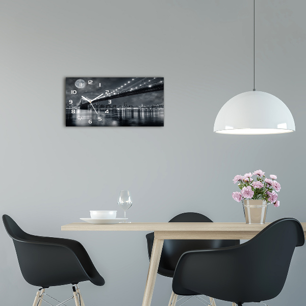 Reloj horizontal Puente de brooklyn