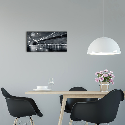 Reloj horizontal Puente de brooklyn