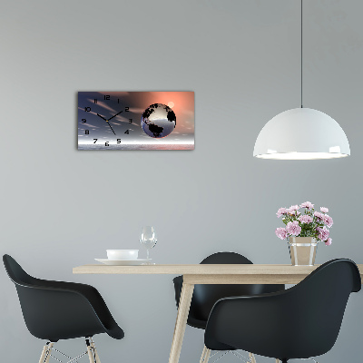 Reloj rectangular Planeta tierra