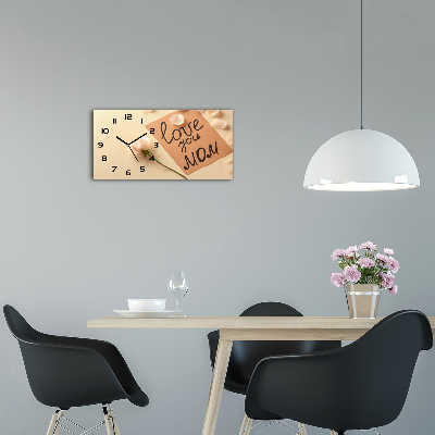 Reloj rectangular Día de la madre