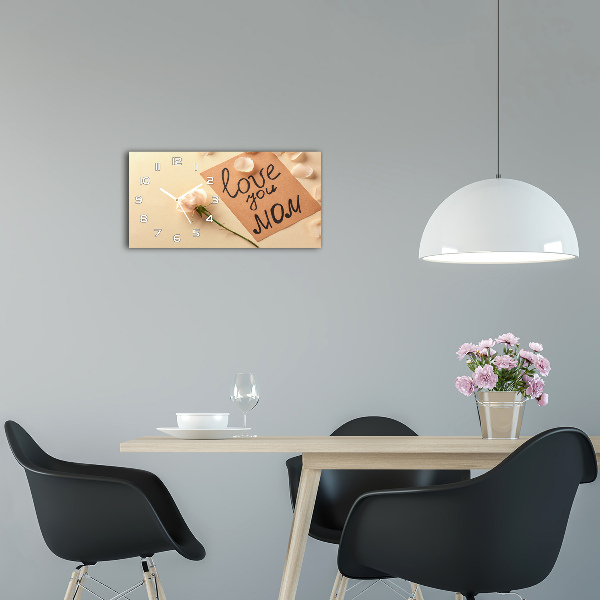 Reloj rectangular Día de la madre