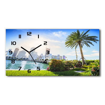 Reloj rectangular Miami, estados unidos