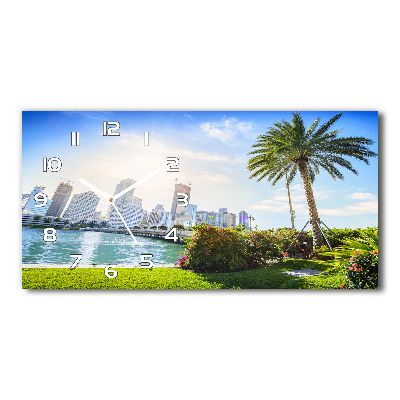 Reloj rectangular Miami, estados unidos