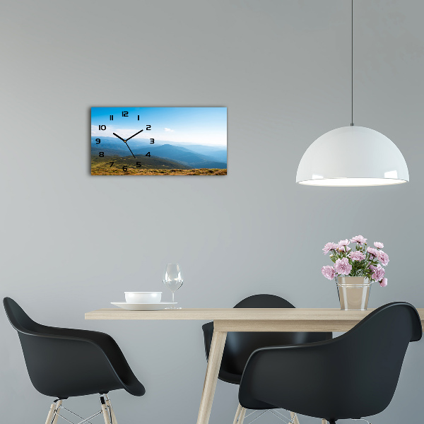 Reloj de cristal horizontal Parque nacional de los tatras