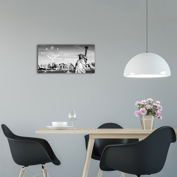 Reloj horizontal Estatua de la libertad