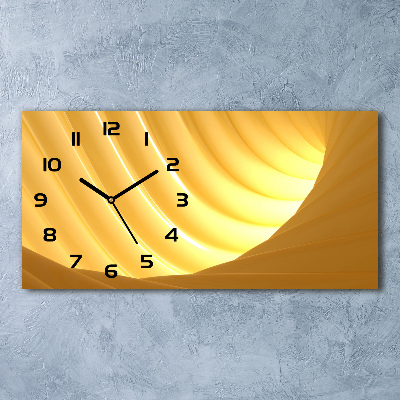 Reloj horizontal Vórtice abstracto