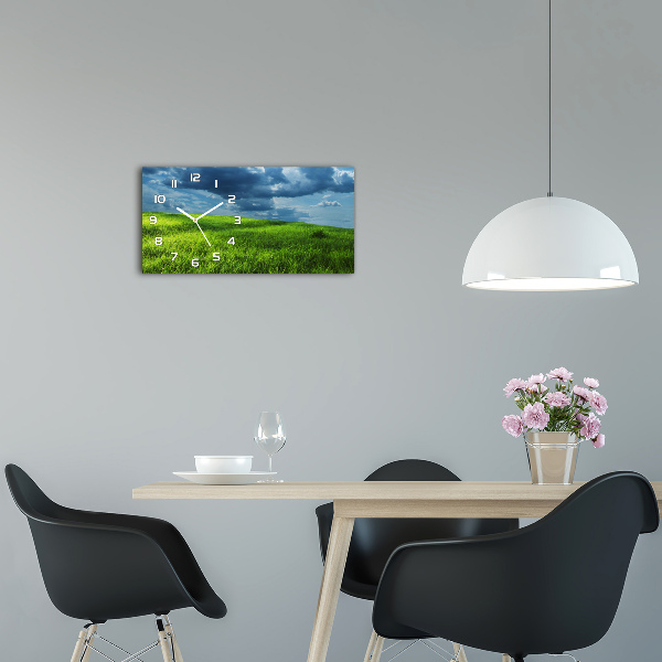 Reloj rectangular Nubes de tormenta