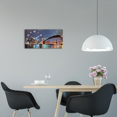 Reloj rectangular Manhattan nueva york