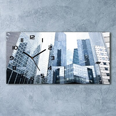 Reloj de cristal horizontal Rascacielos