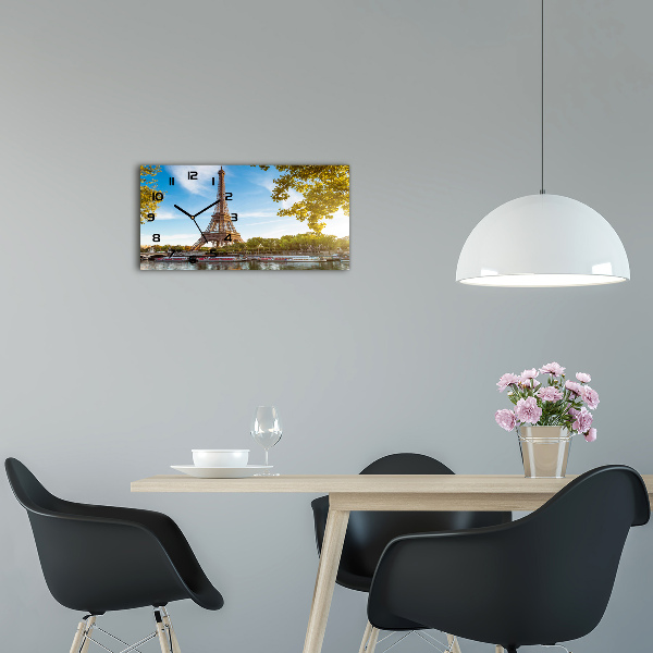 Reloj rectangular Torre eiffel de parís