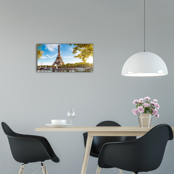 Reloj rectangular Torre eiffel de parís