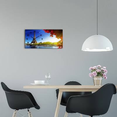 Reloj horizontal Torre eiffel de parís