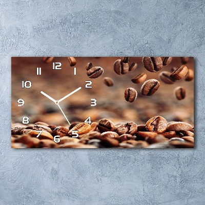 Reloj horizontal Granos de café