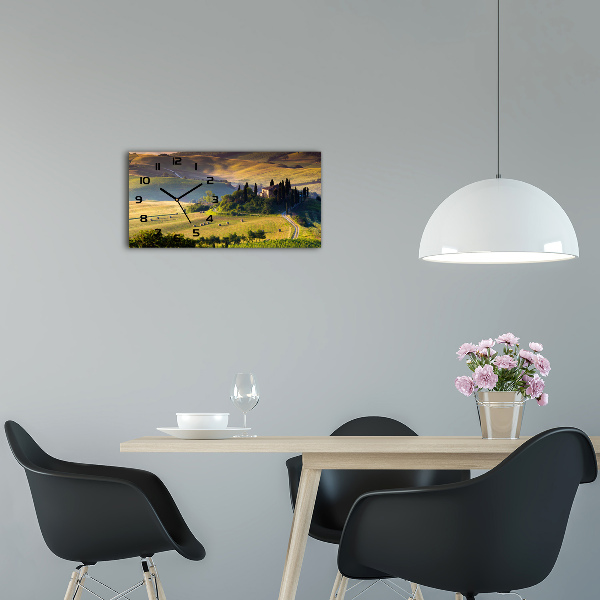 Reloj horizontal Toscana, italia