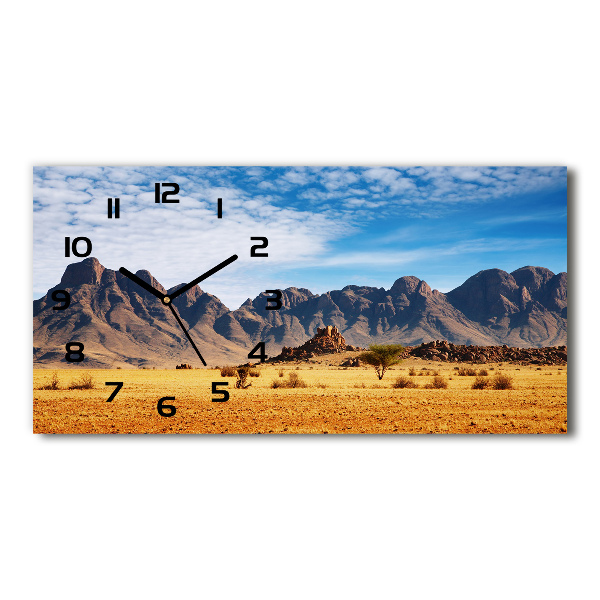 Reloj de cristal horizontal Rocas en namibia