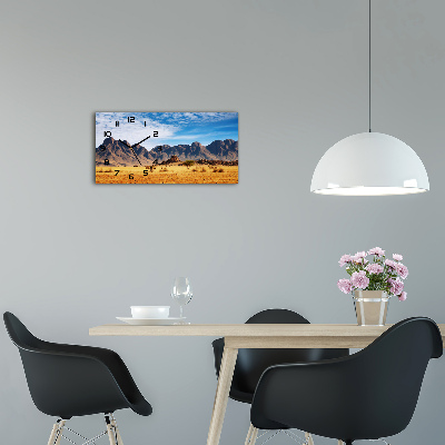 Reloj de cristal horizontal Rocas en namibia