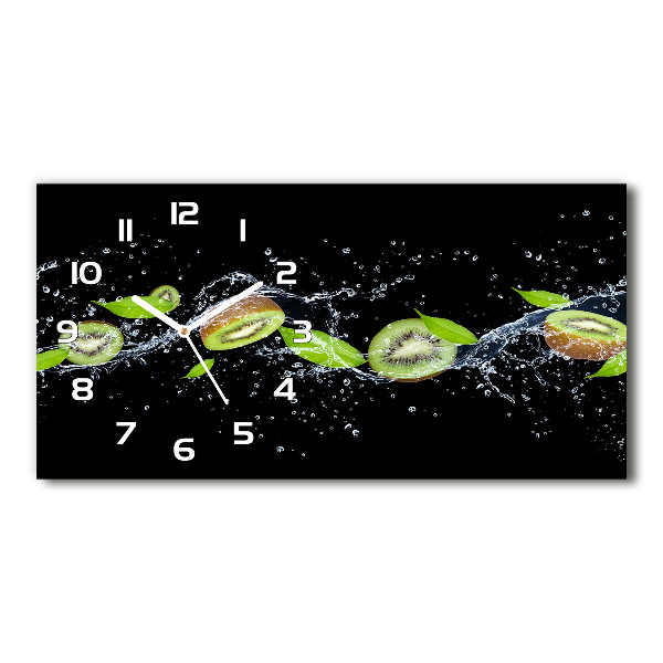 Reloj rectangular Kiwi y agua