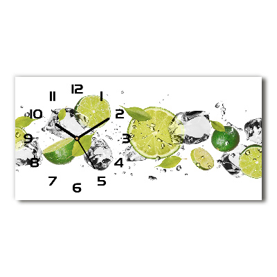 Reloj rectangular Cal y agua