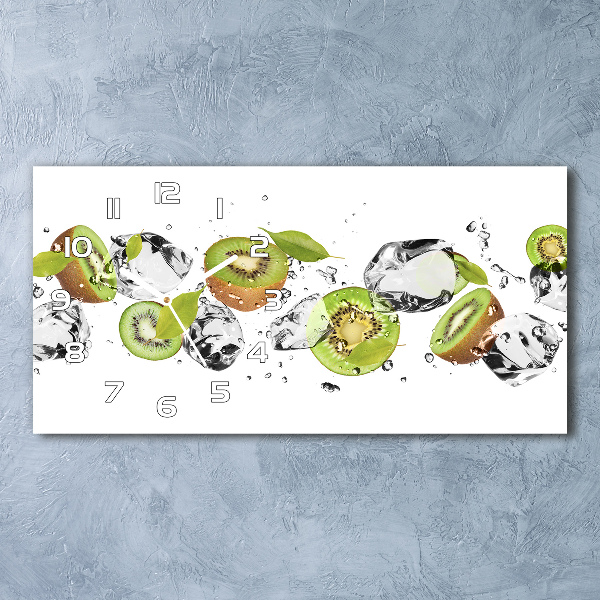 Reloj horizontal Kiwi y agua