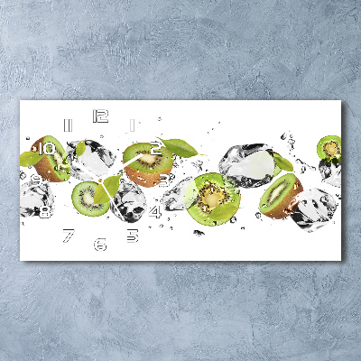 Reloj horizontal Kiwi y agua