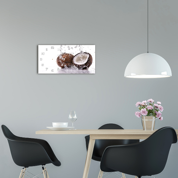 Reloj rectangular Coco y agua