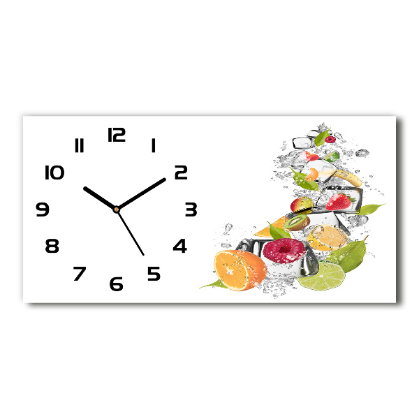 Reloj horizontal Fruta con hielo