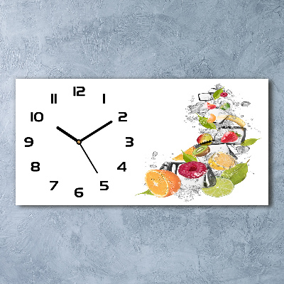 Reloj horizontal Fruta con hielo