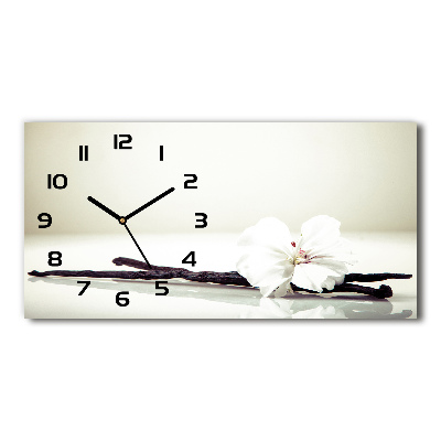 Reloj de cristal horizontal Vaina de vainilla