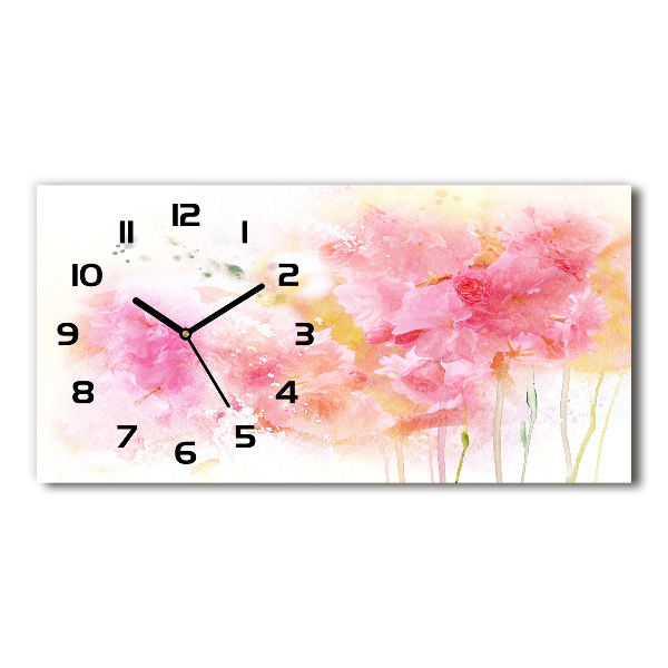 Reloj horizontal Flores