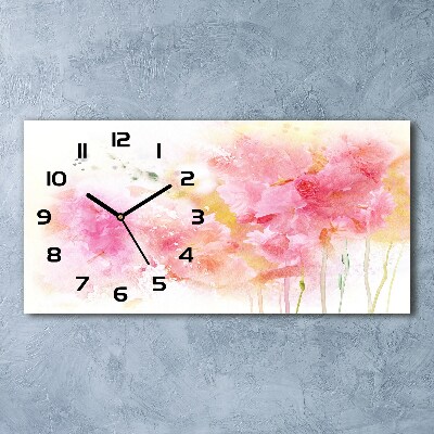 Reloj horizontal Flores