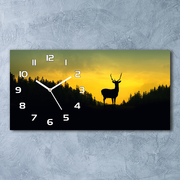 Reloj horizontal Ciervo
