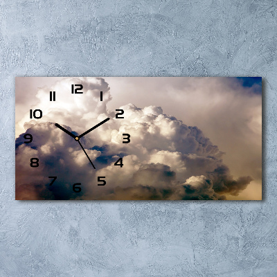 Reloj horizontal Nubes en el cielo