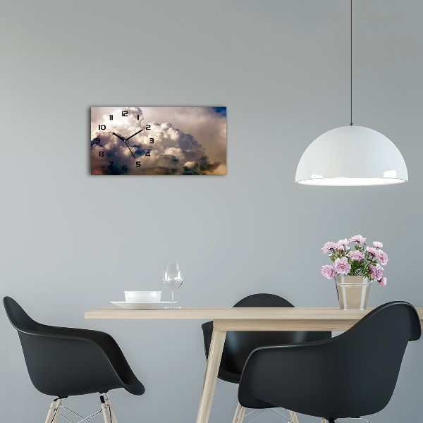 Reloj horizontal Nubes en el cielo