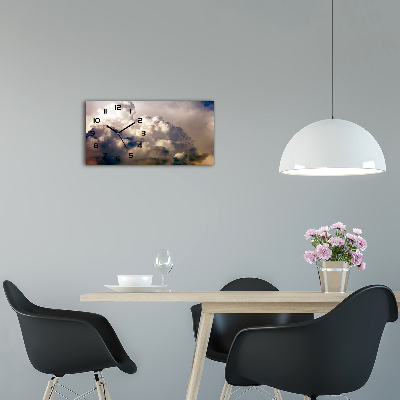 Reloj horizontal Nubes en el cielo