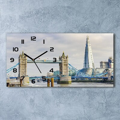 Reloj de cristal horizontal Támesis de londres