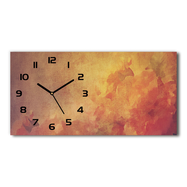 Reloj rectangular Flores