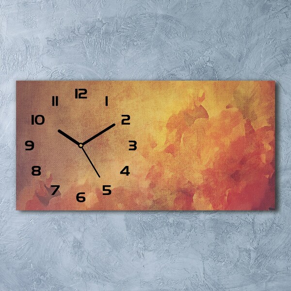 Reloj rectangular Flores
