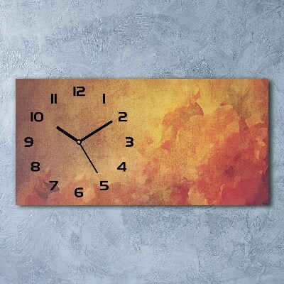 Reloj rectangular Flores