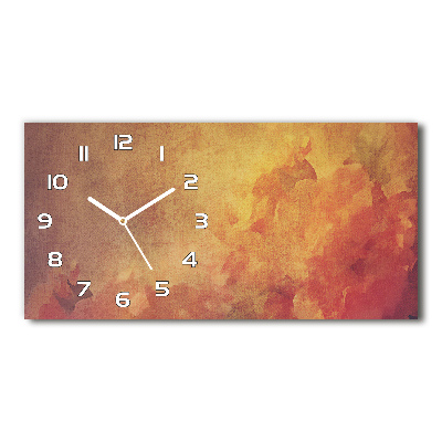 Reloj rectangular Flores