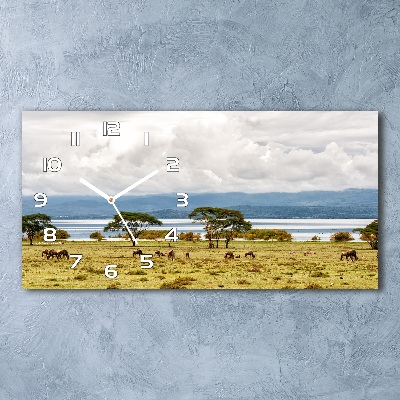 Reloj de cristal horizontal Lago naivasha