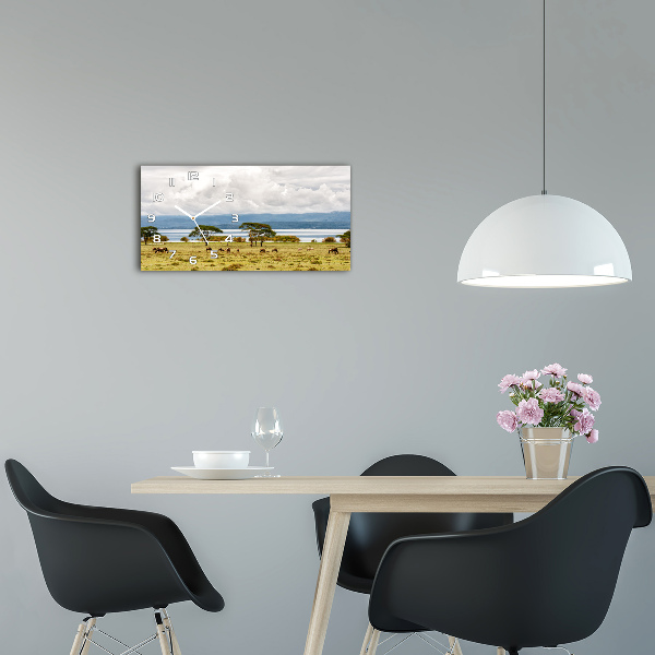 Reloj de cristal horizontal Lago naivasha